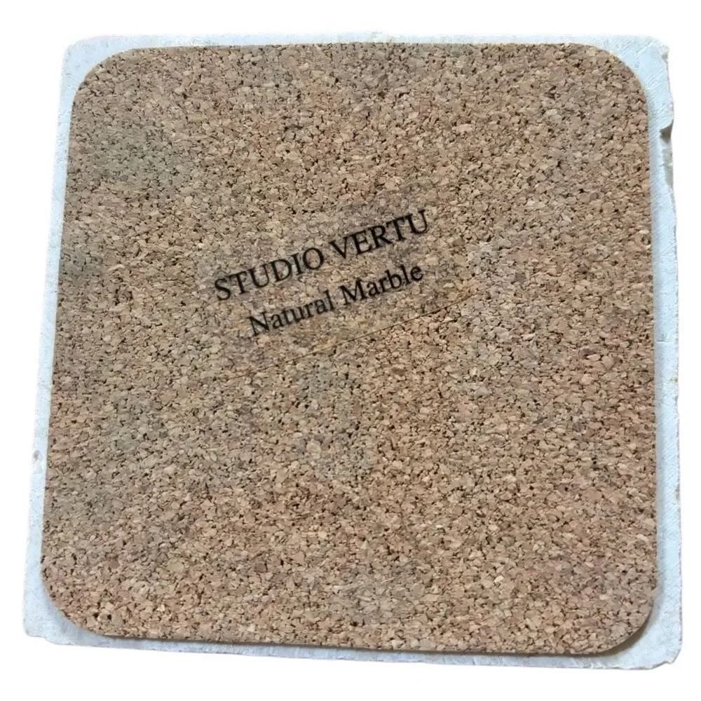 Studio Vertu Freixenet Advertisement Marble Coaster Cork Backing *New*